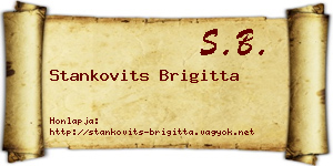 Stankovits Brigitta névjegykártya